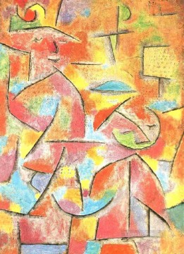 Paul Klee Painting - Child and aunt Paul Klee
